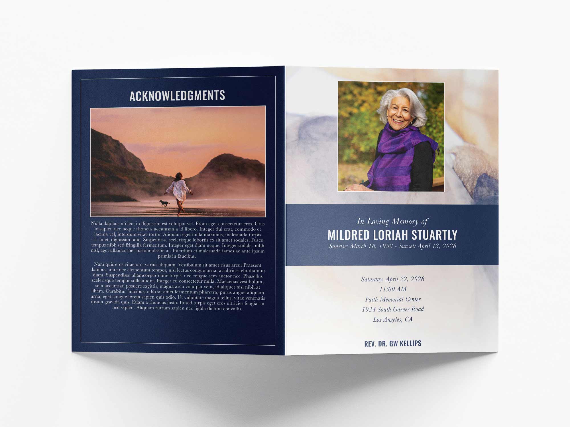 Large Program Back Sample