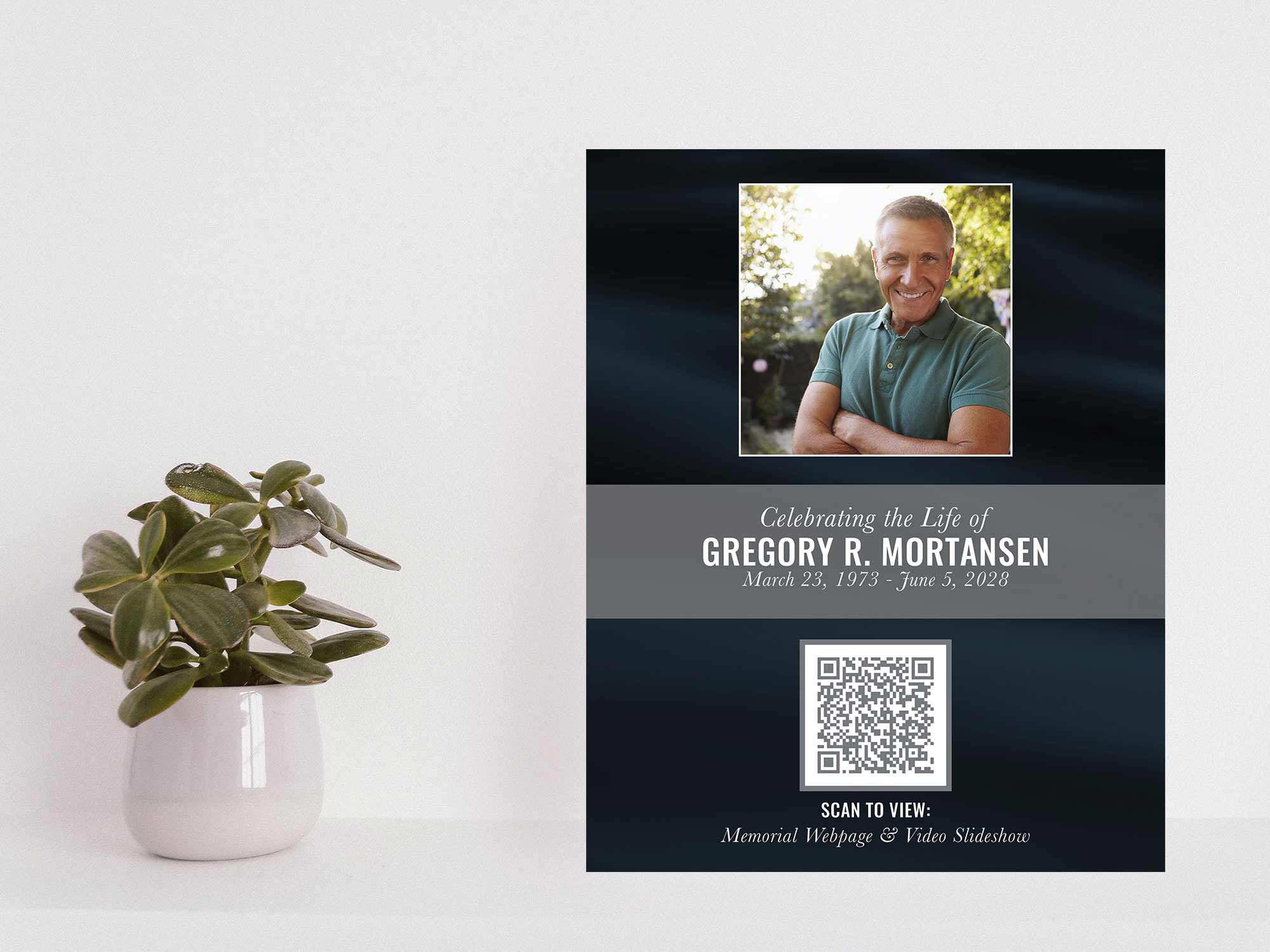 QR Table Sign Sample