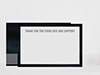 Thank You Card Back Blank