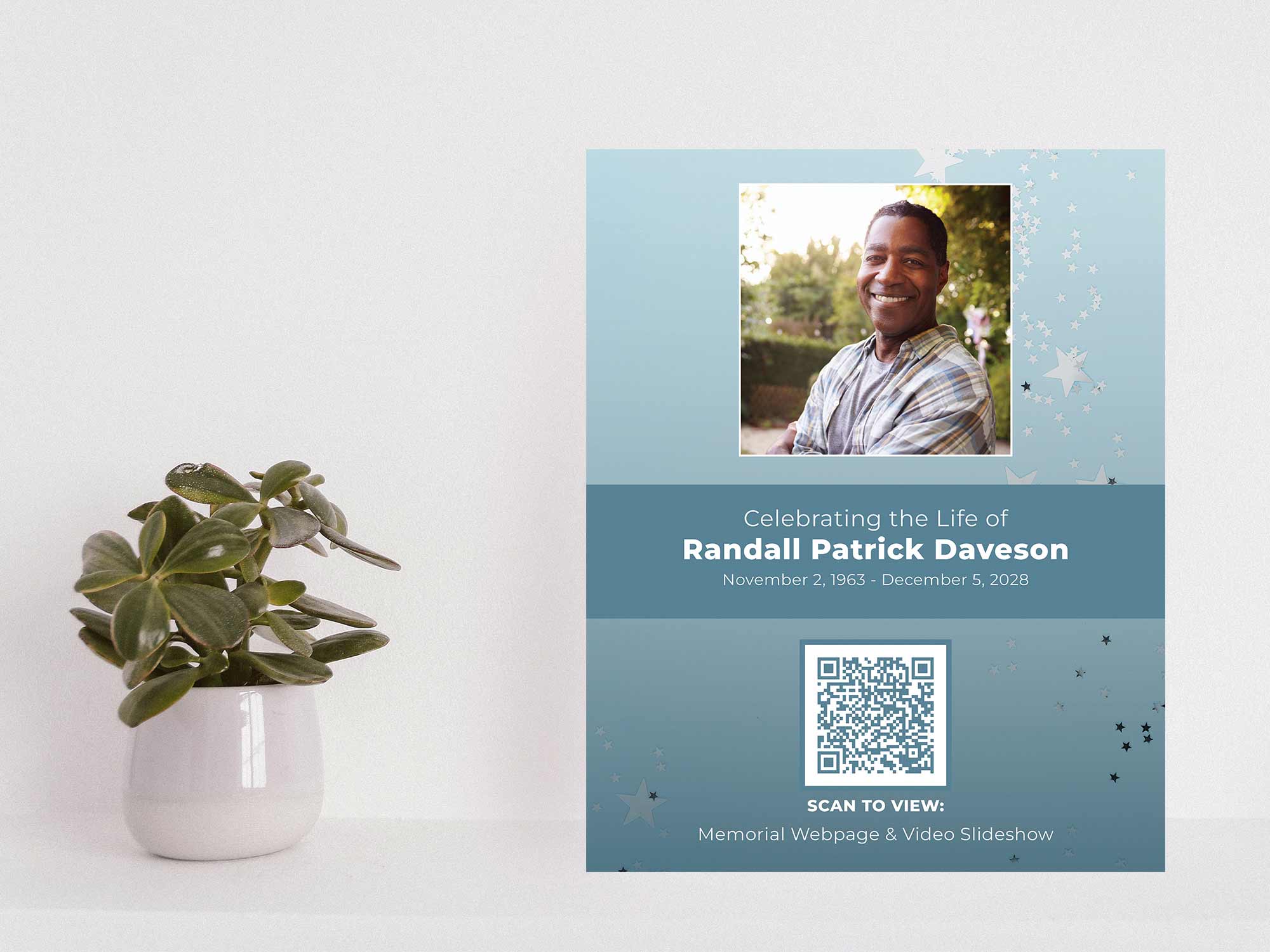 QR Table Sign Sample