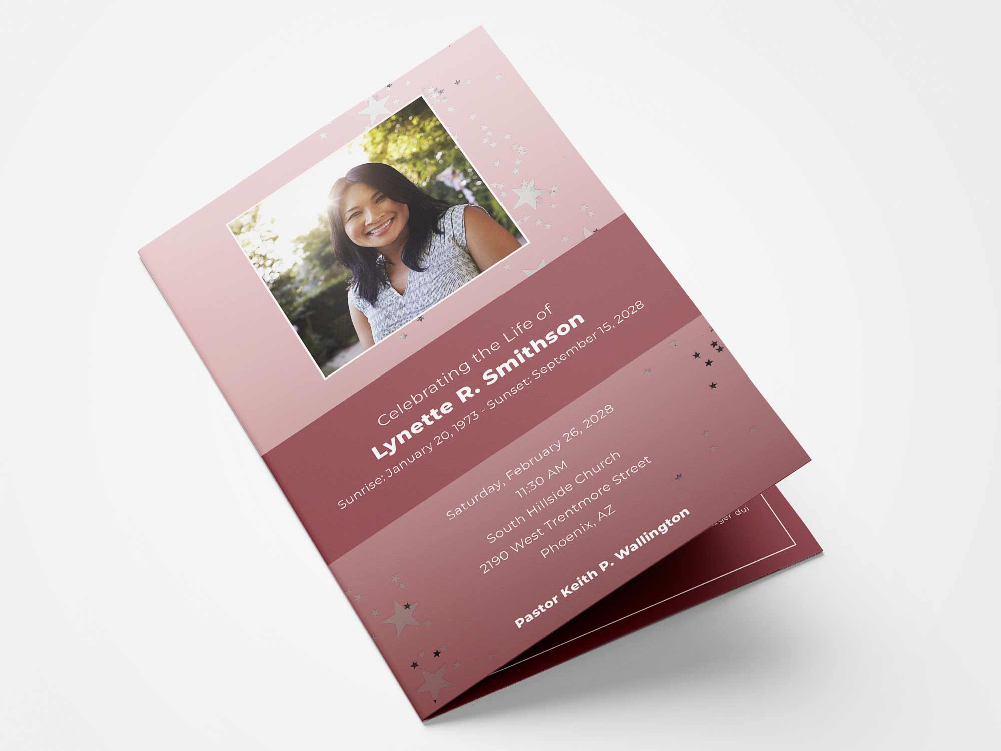 Standard Program Front Sample