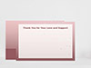 Thank You Card Back Blank