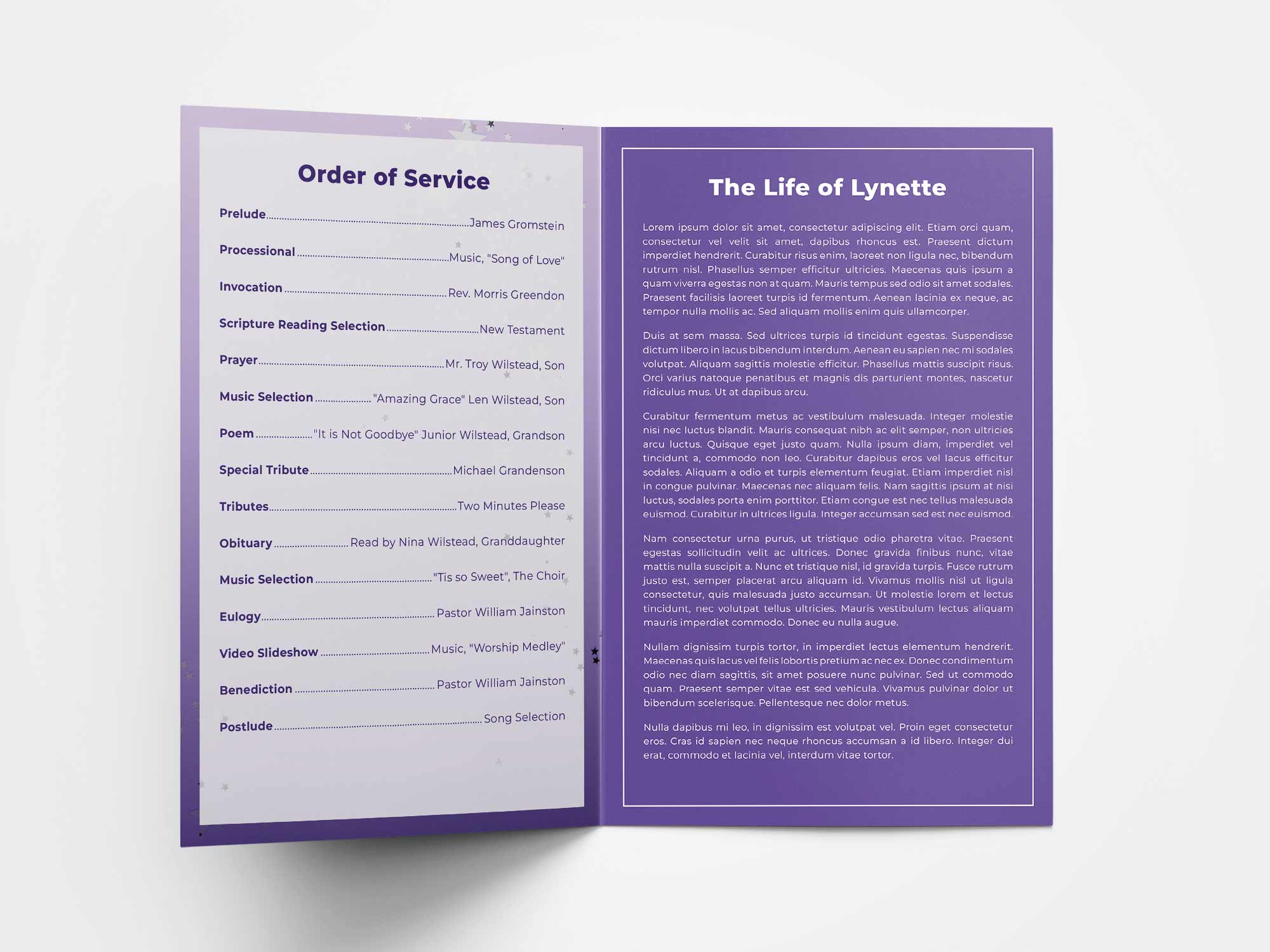 Standard Program Inside Sample