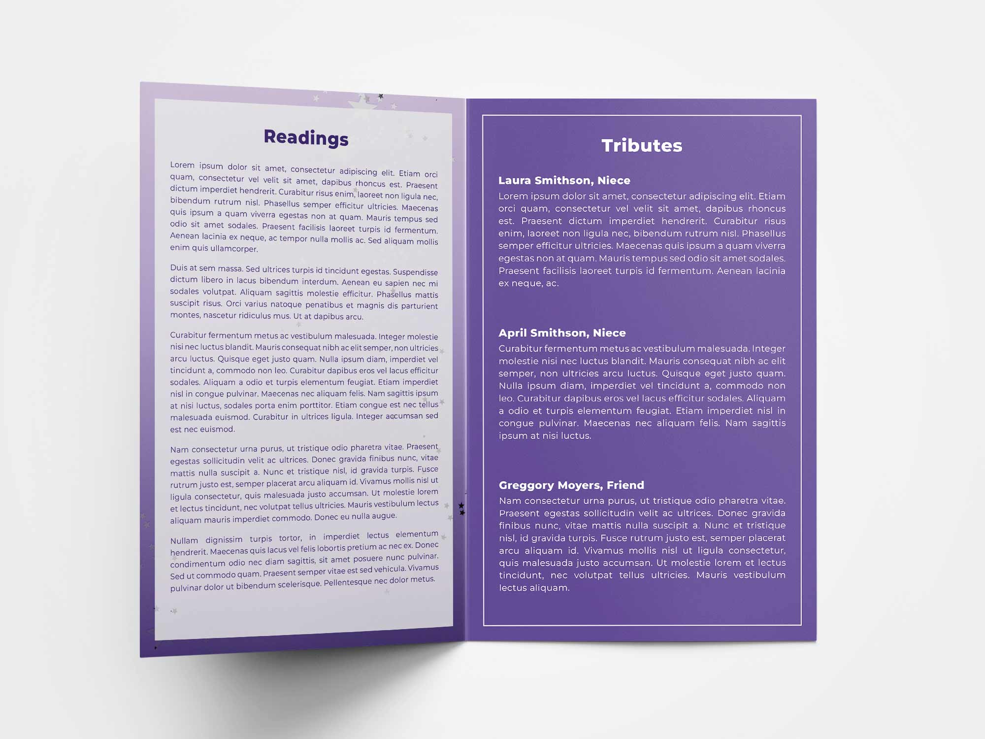 Standard Program Inside Sample