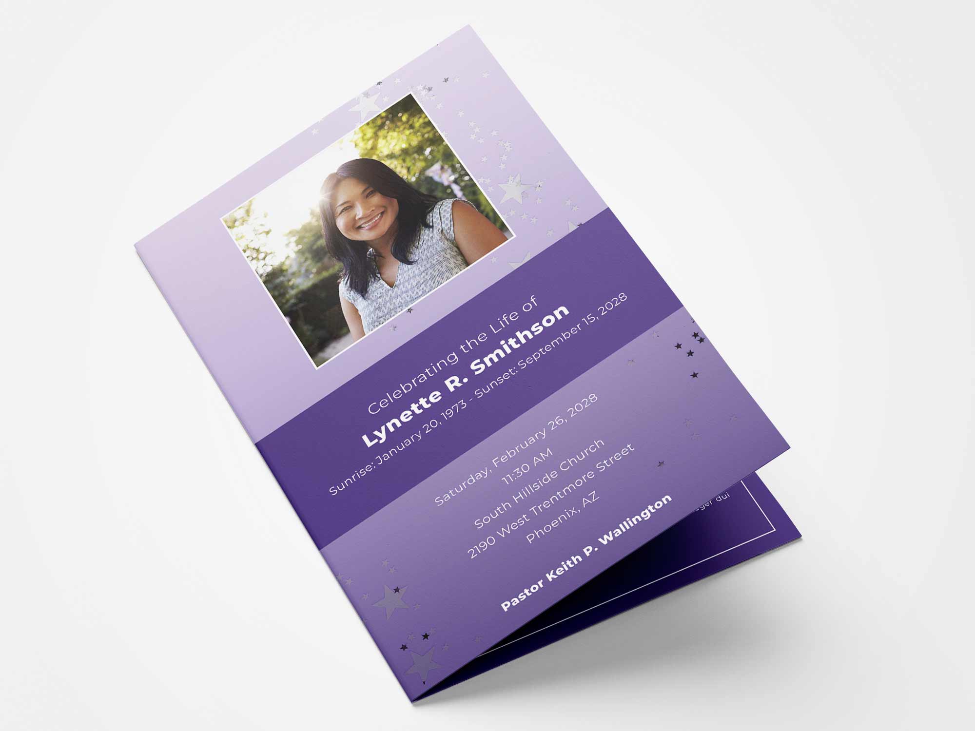 Standard Program Front Sample