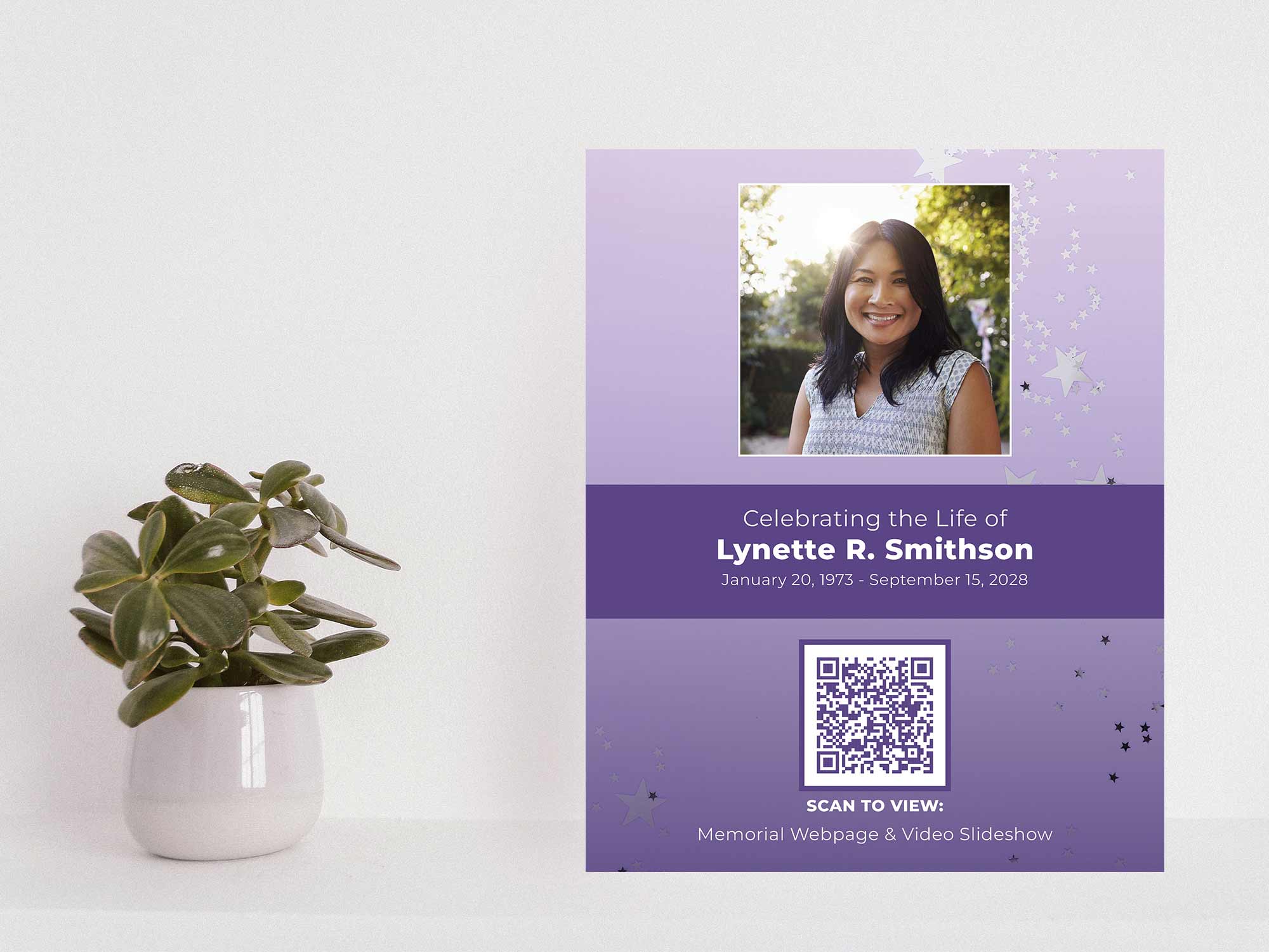 QR Table Sign Sample