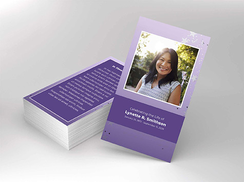 View Prayer Card Sample