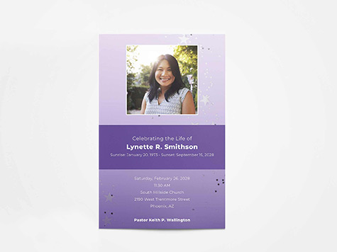 View Program Card Sample