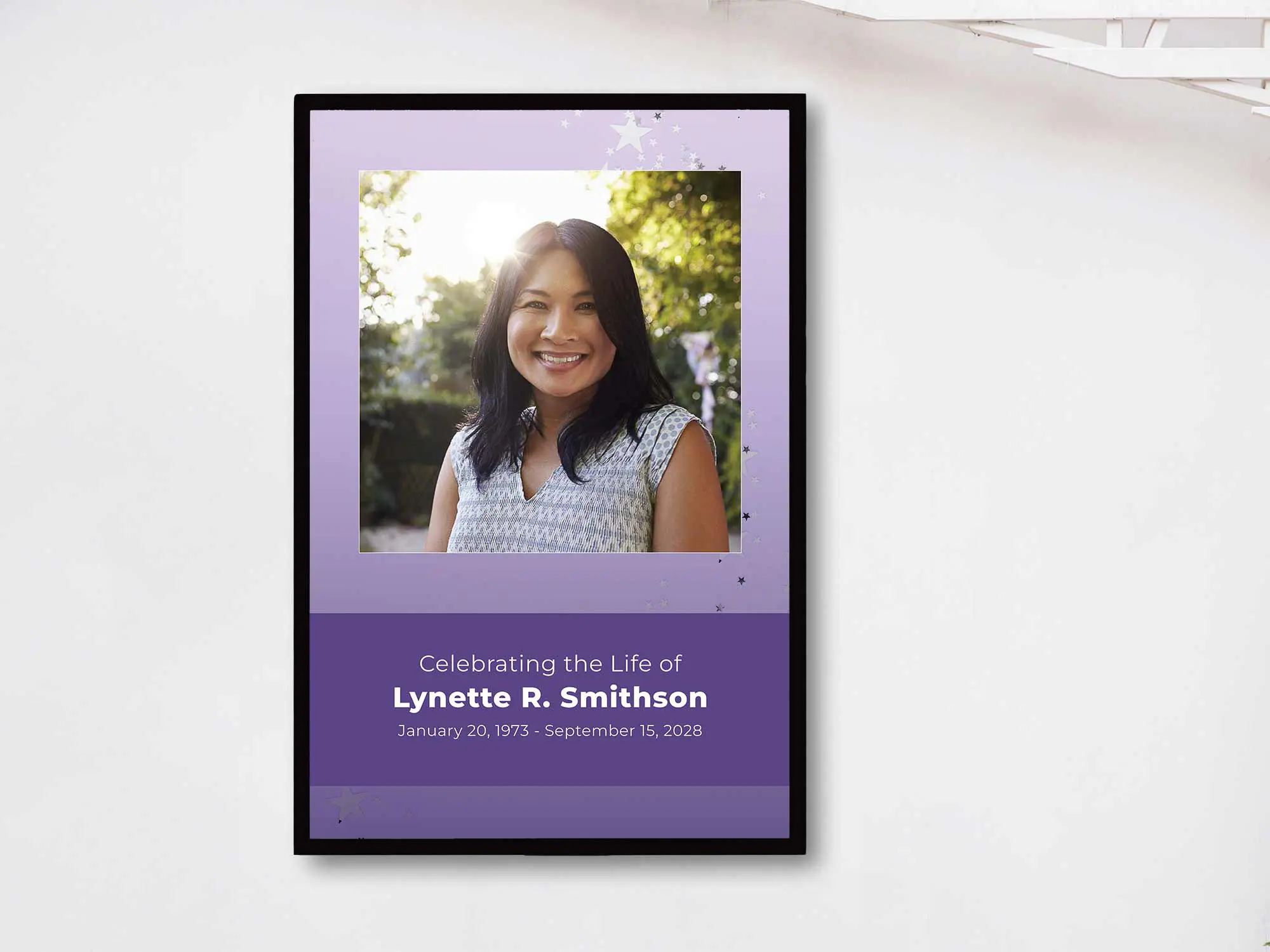 Easel Sign (In Frame)