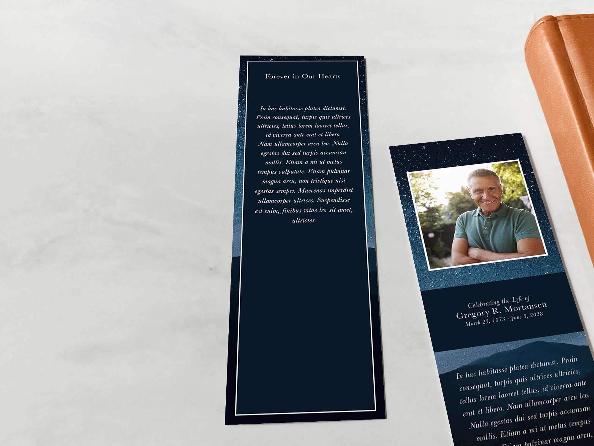 Bookmark Back Sample