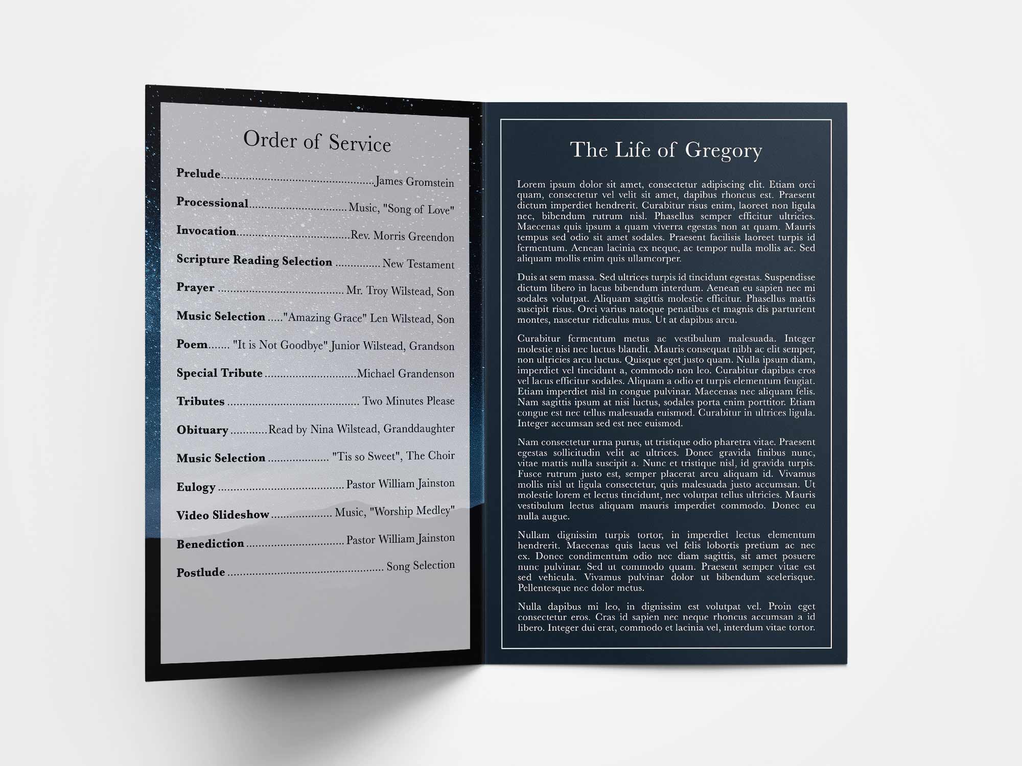 Standard Program Inside Sample