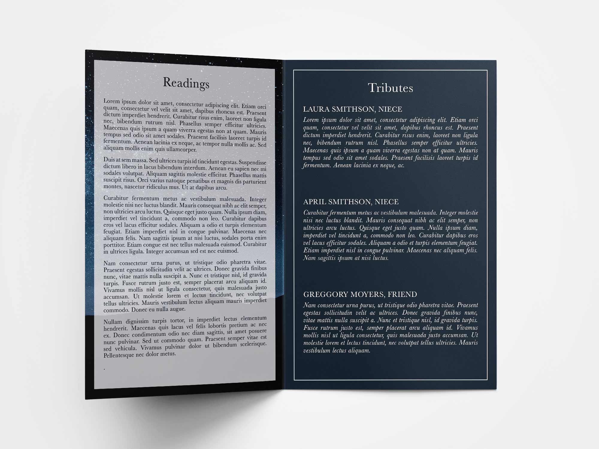 Standard Program Inside Sample