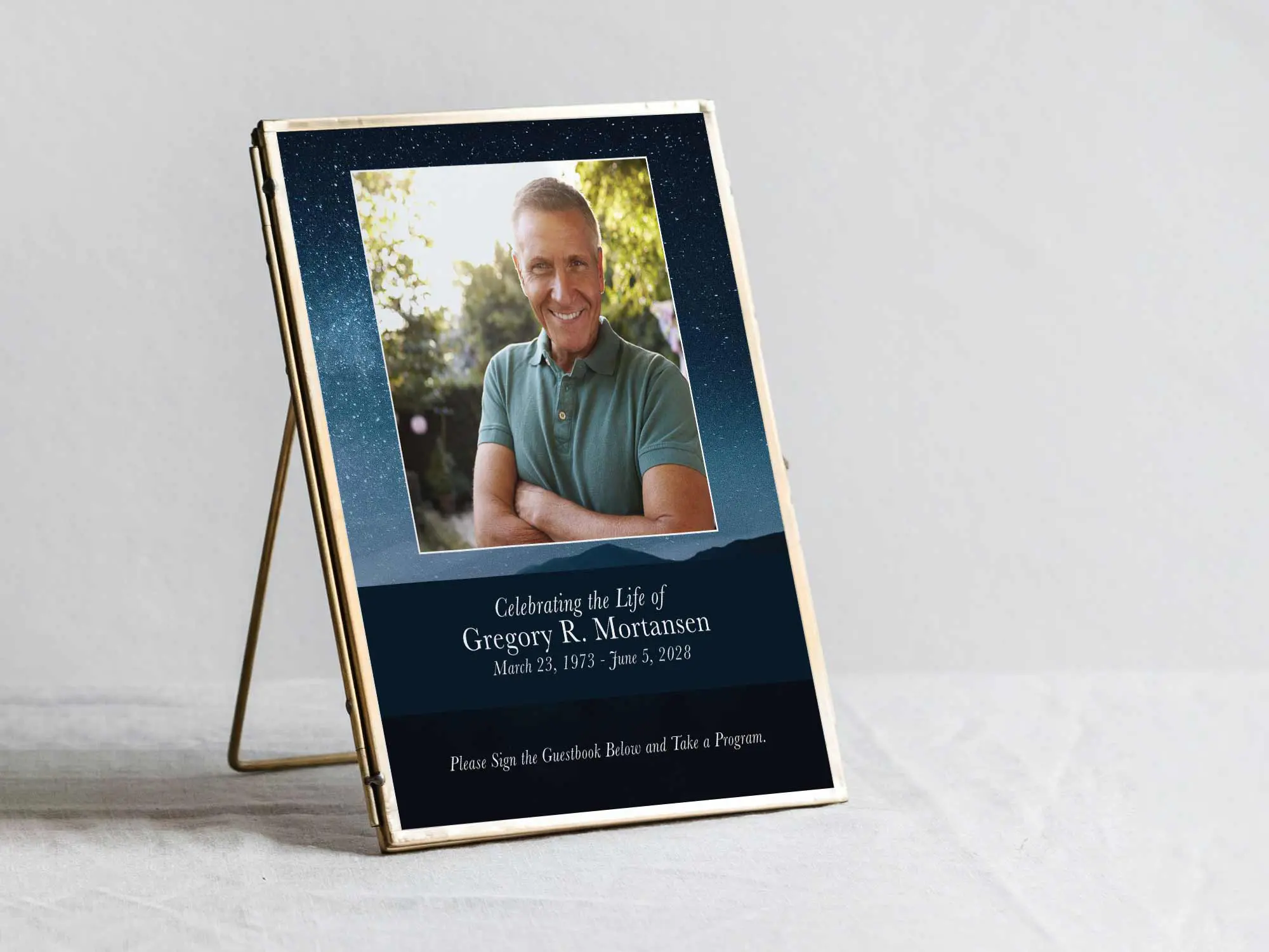 Table Sign in Frame