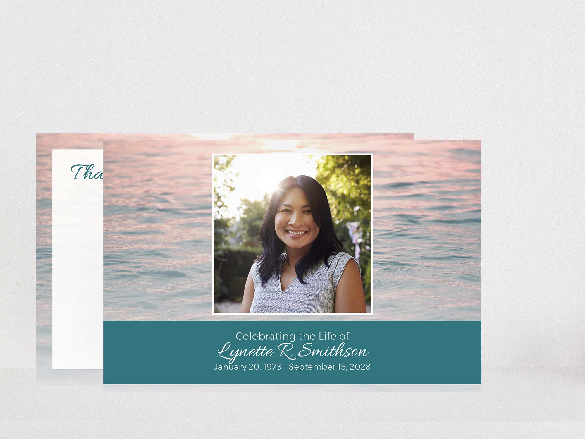 Thank You Card Front Sample