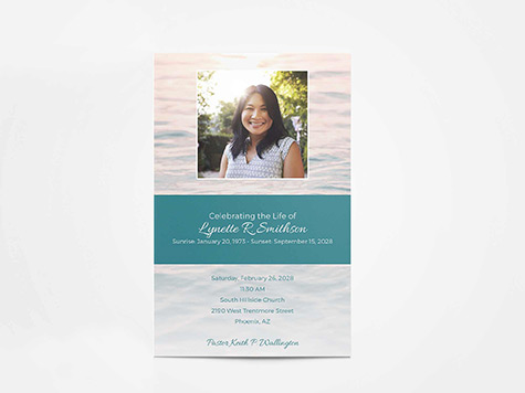 View Program Card Sample