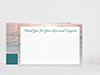 Thank You Card Back Blank