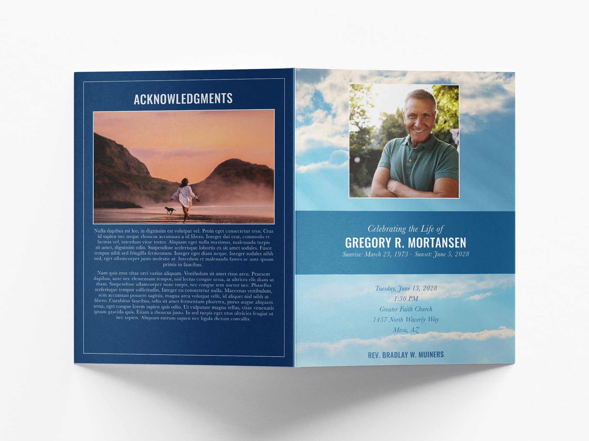 Large Program Back Sample