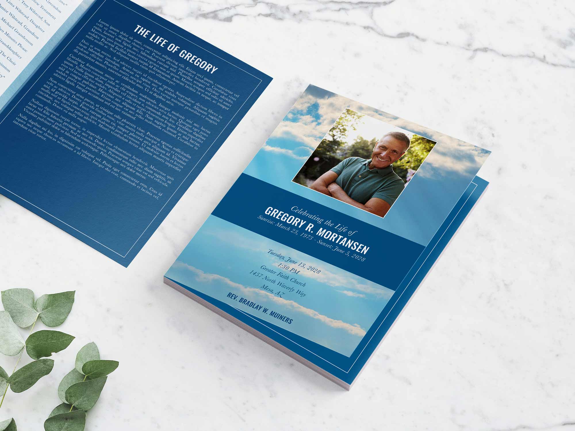 Large Program Front Sample