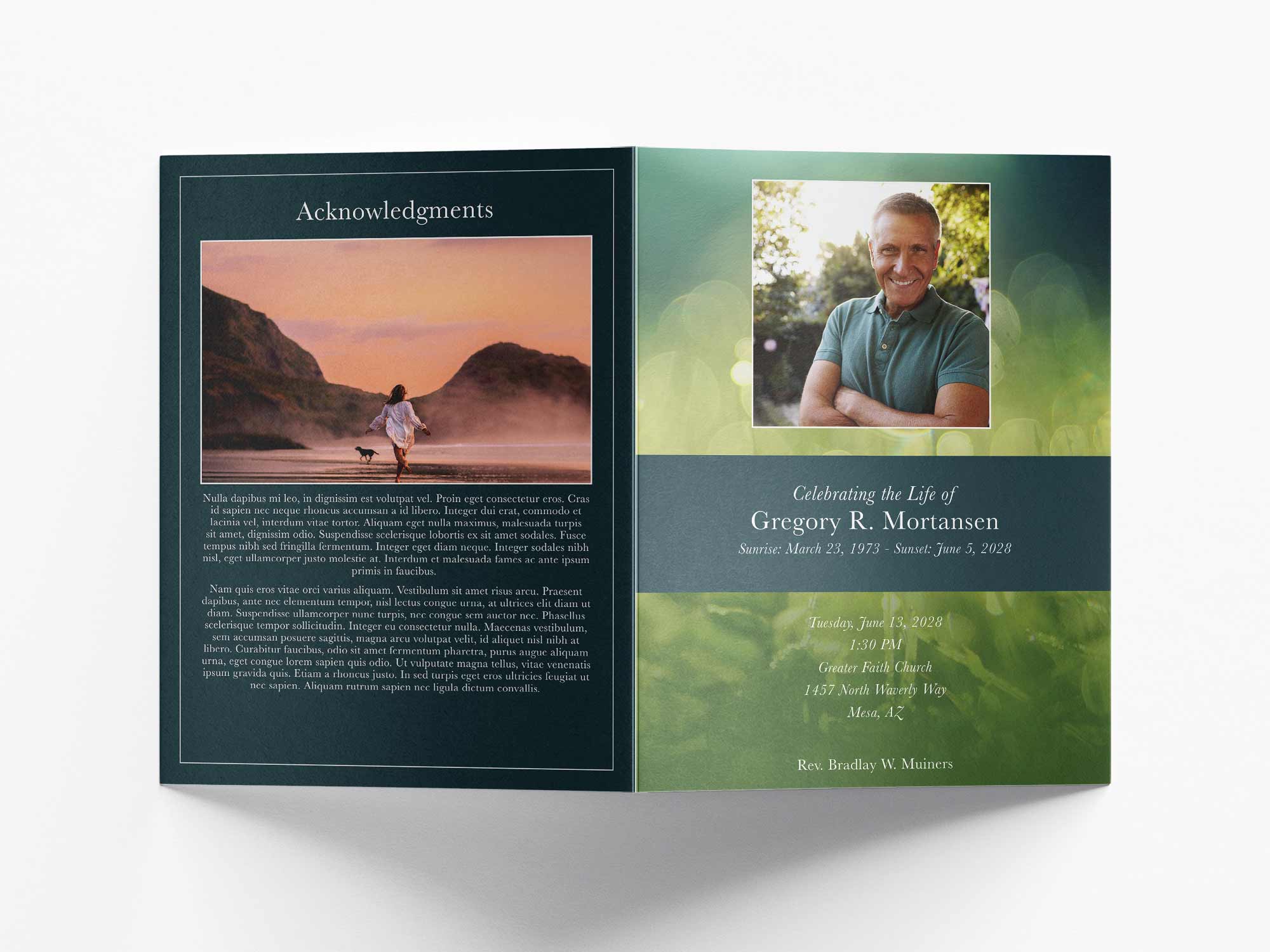 Large Program Back Sample