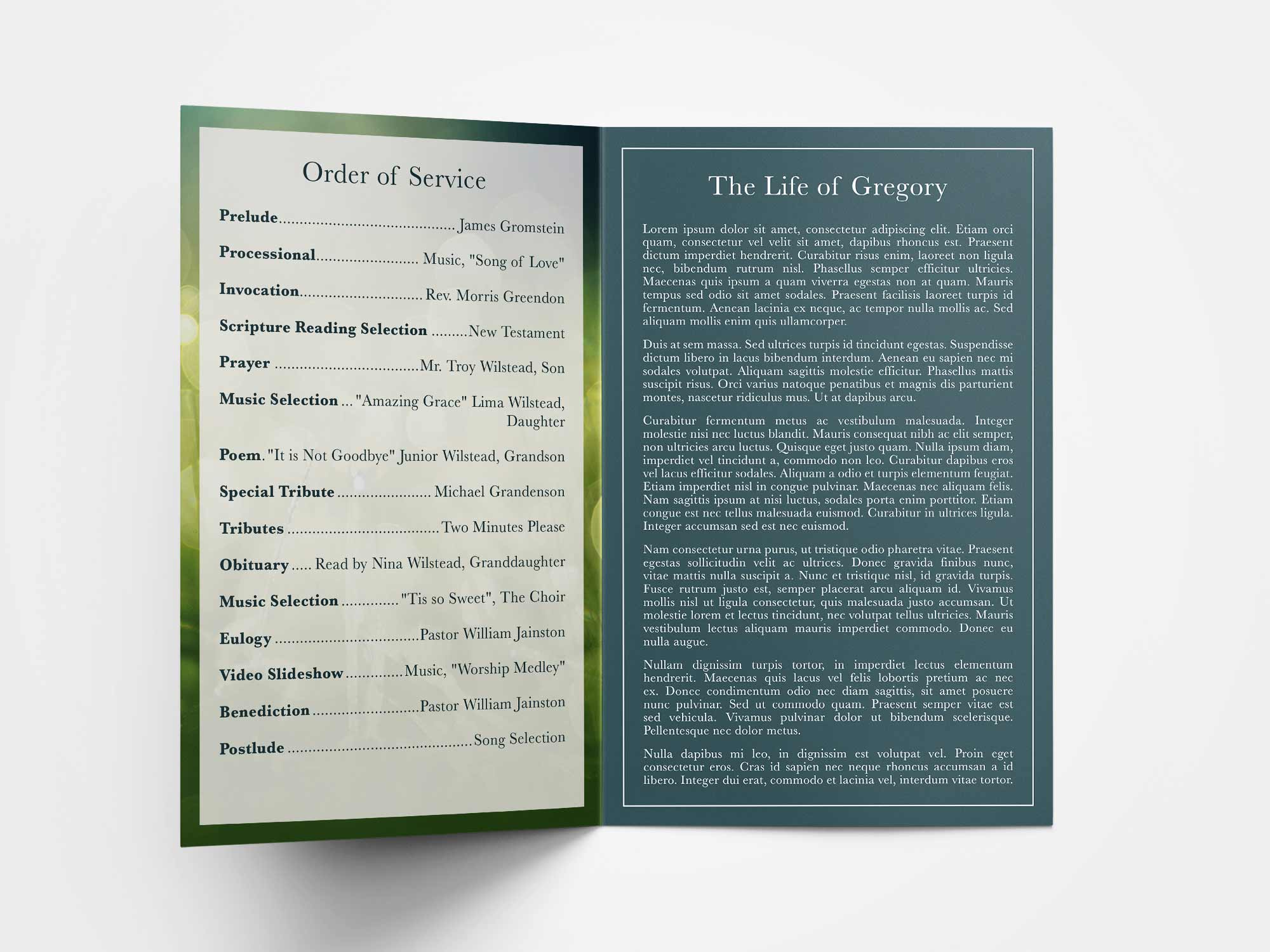 Standard Program Inside Sample