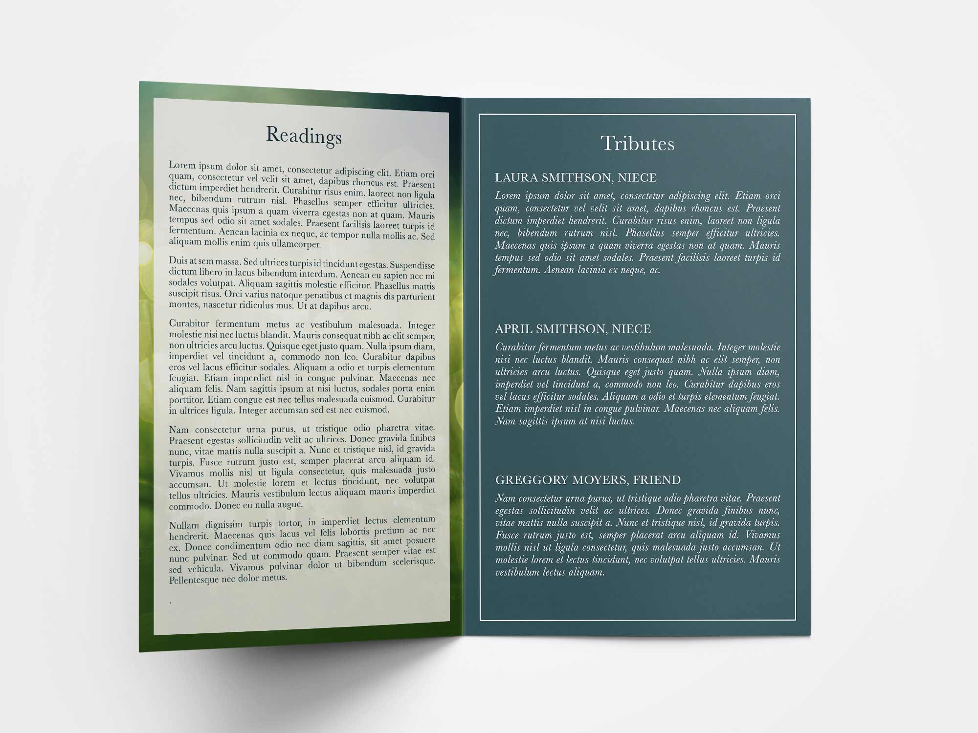 Standard Program Inside Sample