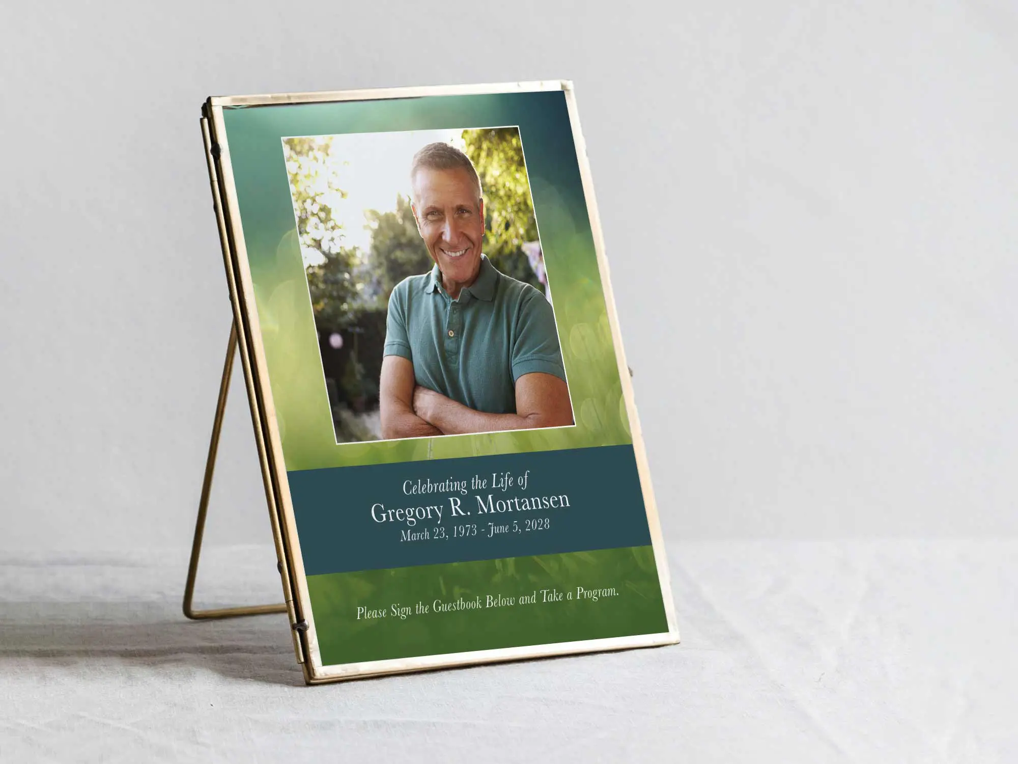 Table Sign in Frame