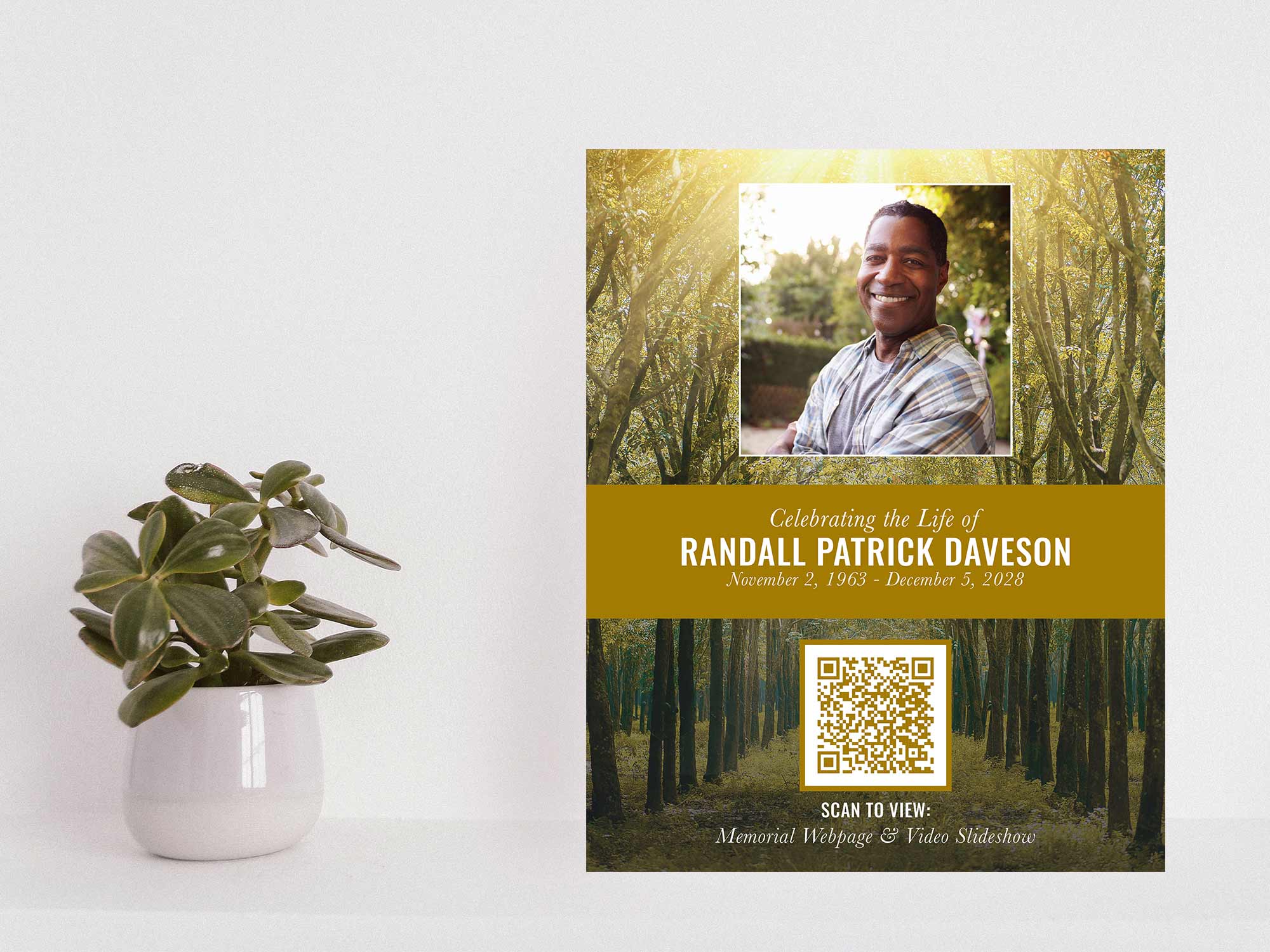 QR Table Sign Sample