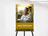 Easel Sign (On Easel)