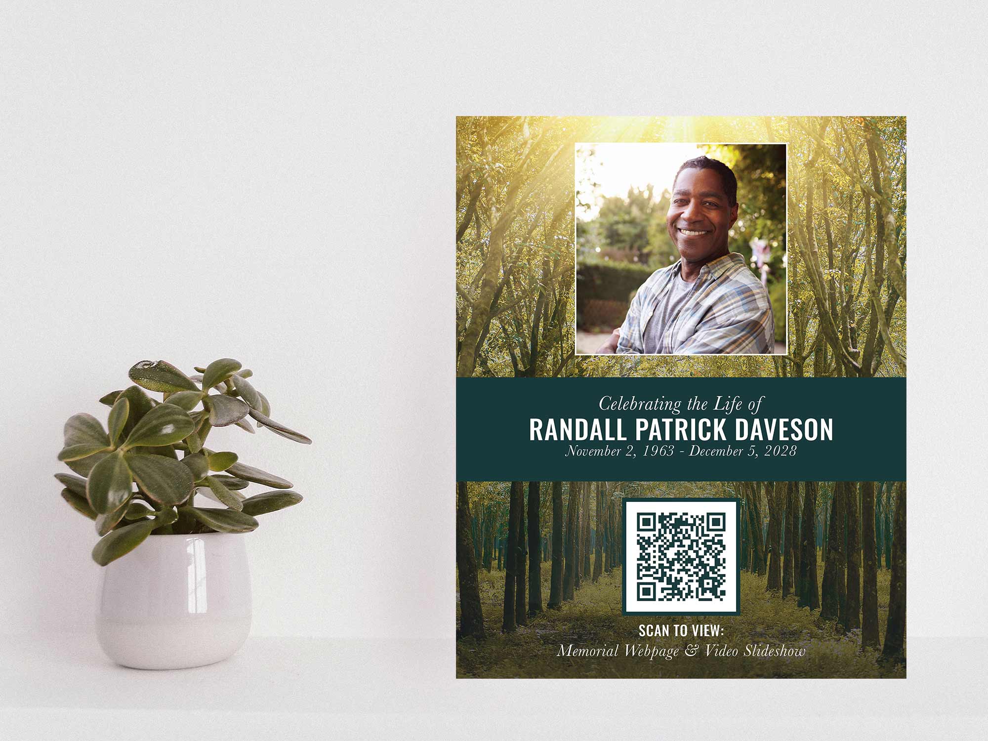 QR Table Sign Sample