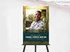 Easel Sign (On Easel)