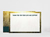 Thank You Card Back Blank