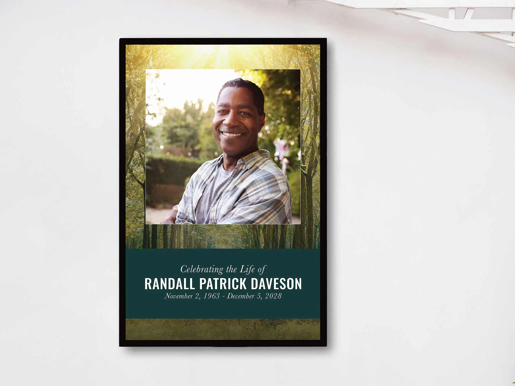 Easel Sign (In Frame)