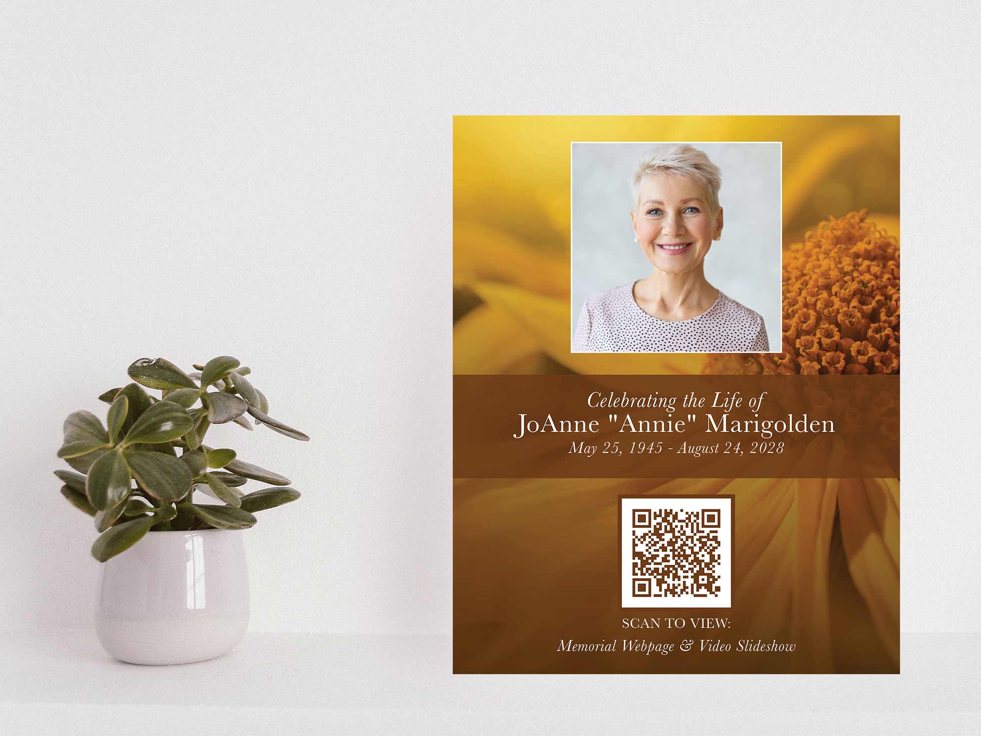 QR Table Sign Sample