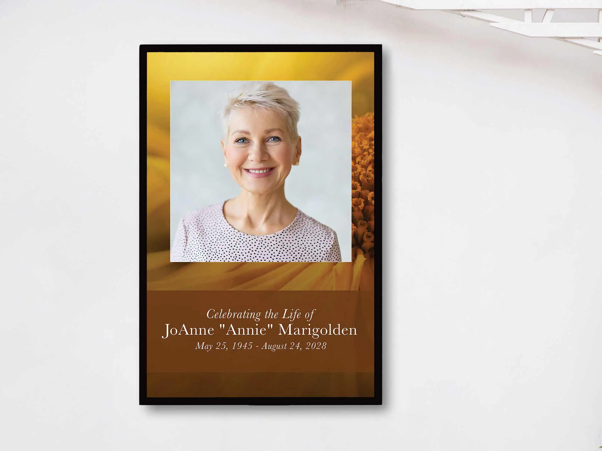 Easel Sign (In Frame)