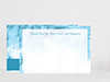 Thank You Card Back Blank