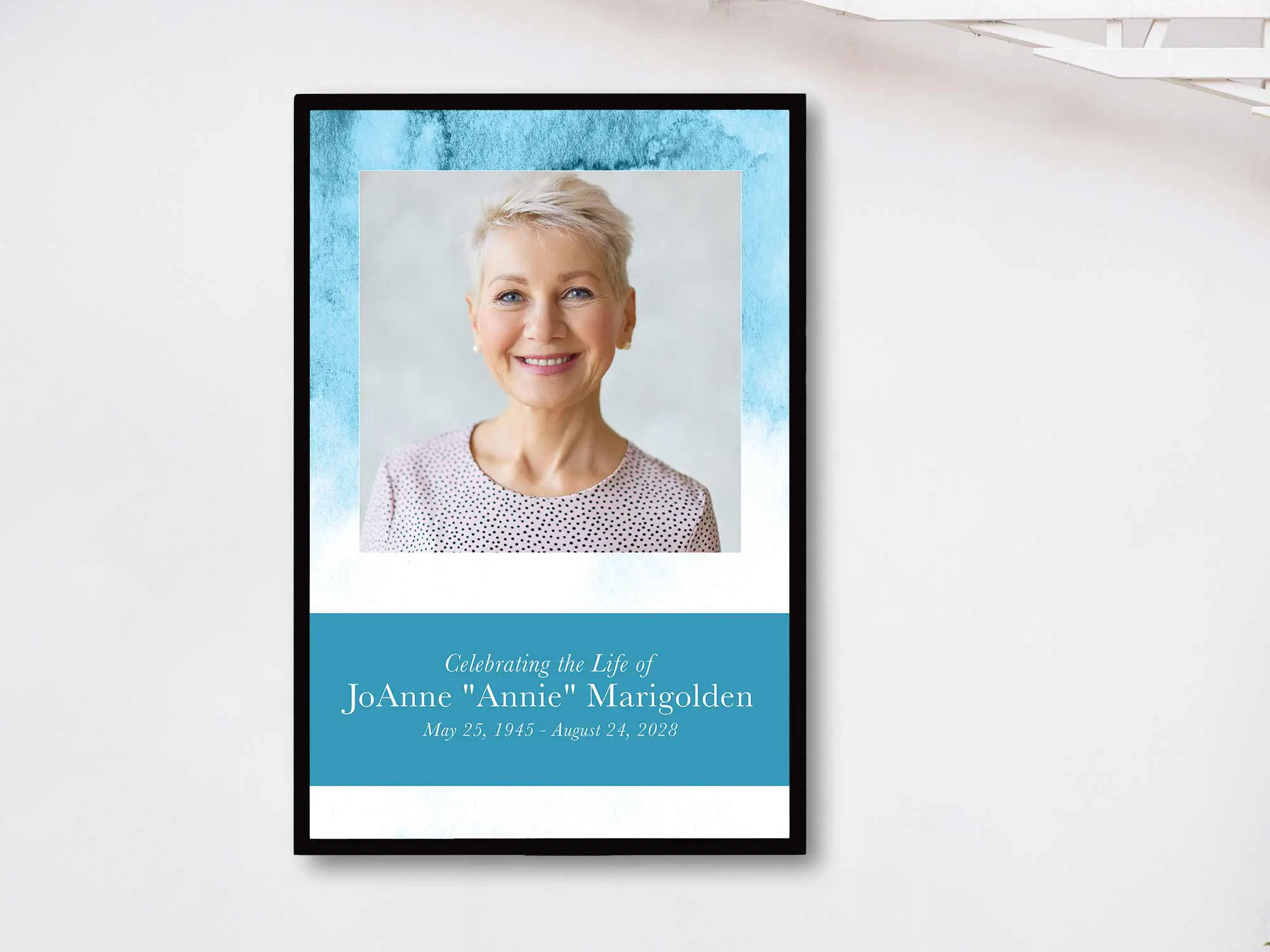 Easel Sign (In Frame)