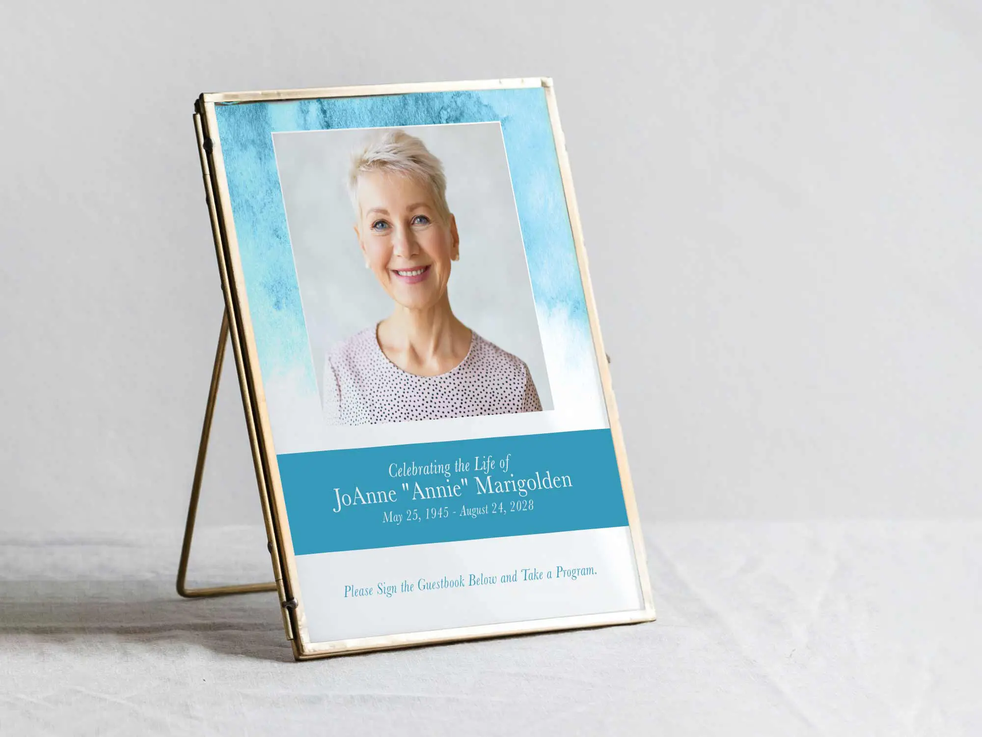 Table Sign in Frame