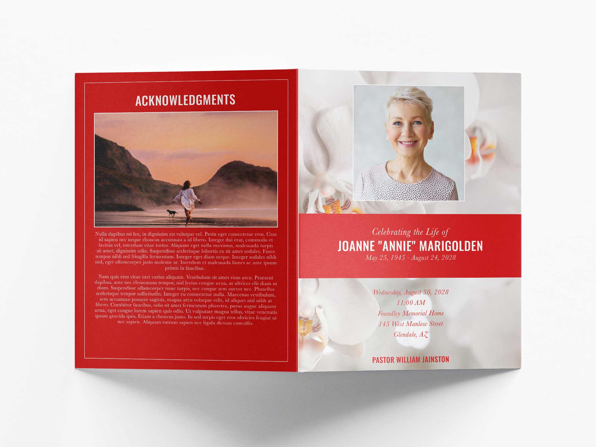 Large Program Back Sample