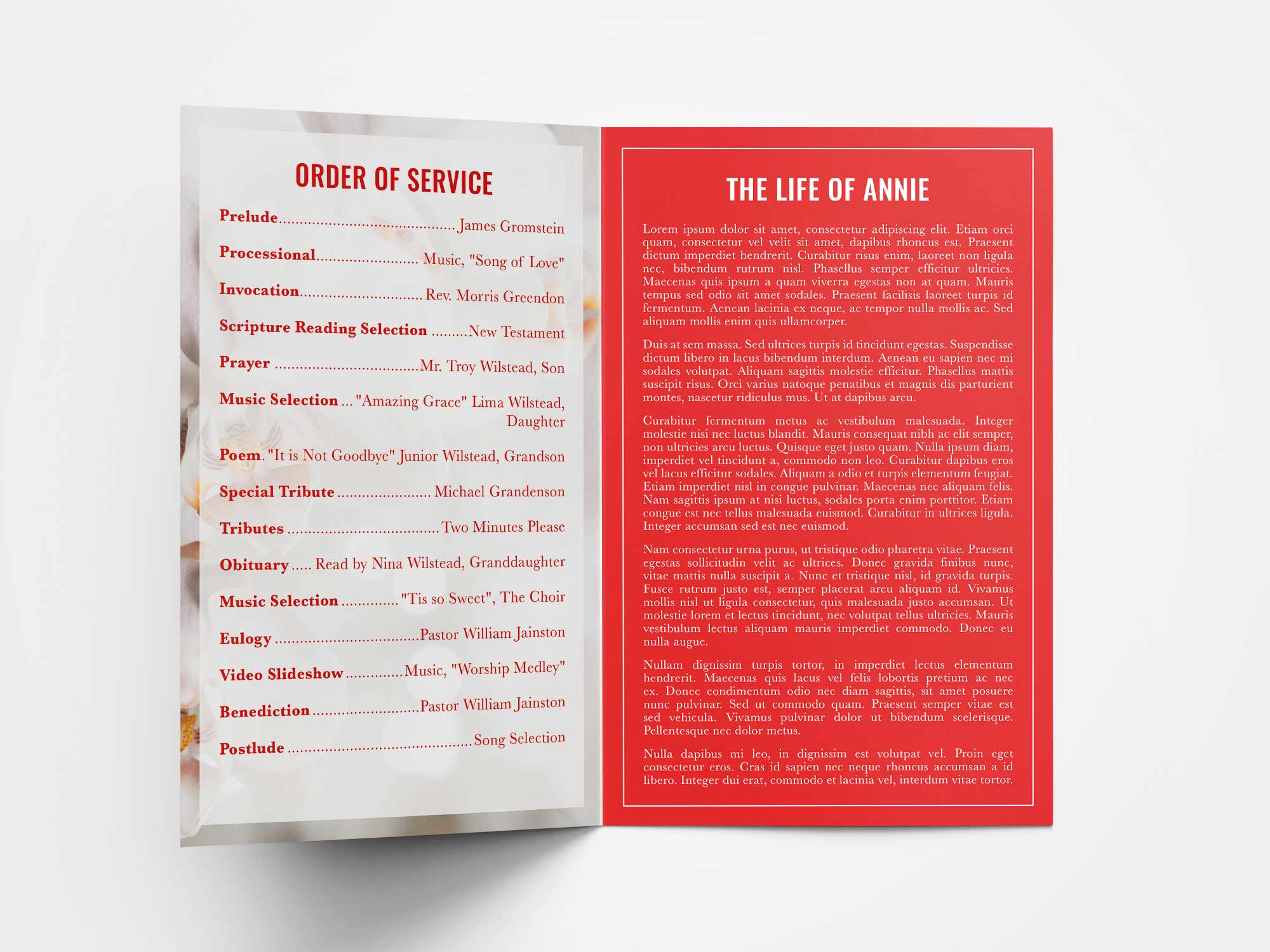 Standard Program Inside Sample