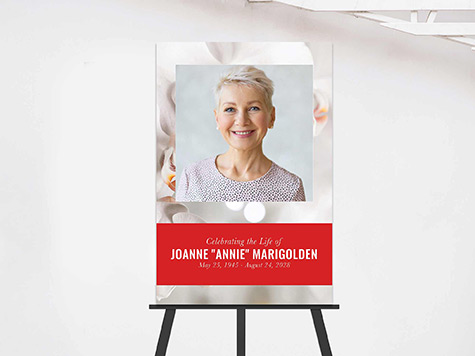 View Easel Sign Sample