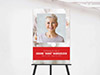 Easel Sign (On Easel)